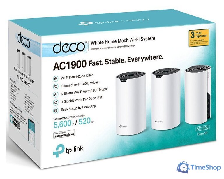 Wi-Fi система TP-Link Deco S7 (3 шт) - Изображение №2 — Интернет-магазин Time-Shop