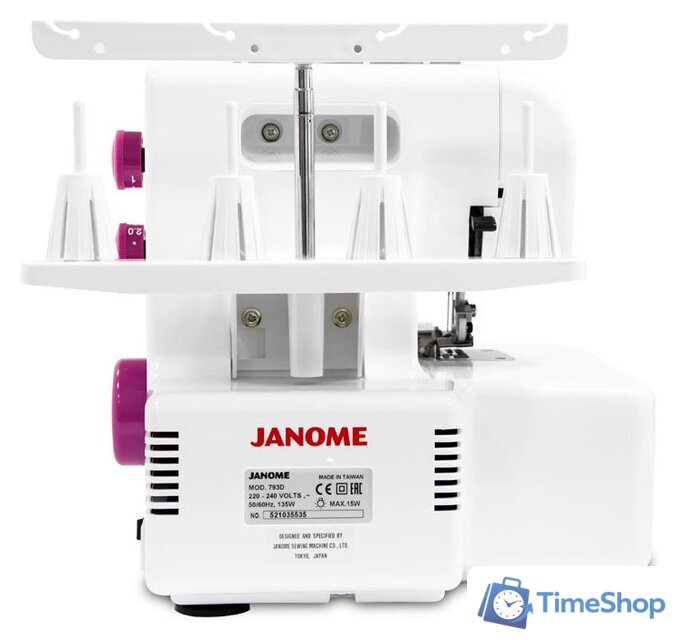 Оверлок Janome 793D - Изображение №3 — Интернет-магазин Time-Shop