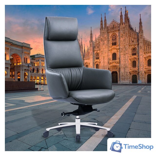 Офисное кресло CACTUS CS-LBK-MILANO (черный) - Изображение №5 — Интернет-магазин Time-Shop