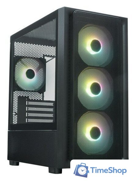 Корпус XASTRA A411M 4ARGB-FC (черный) - Изображение №2 — Интернет-магазин Time-Shop