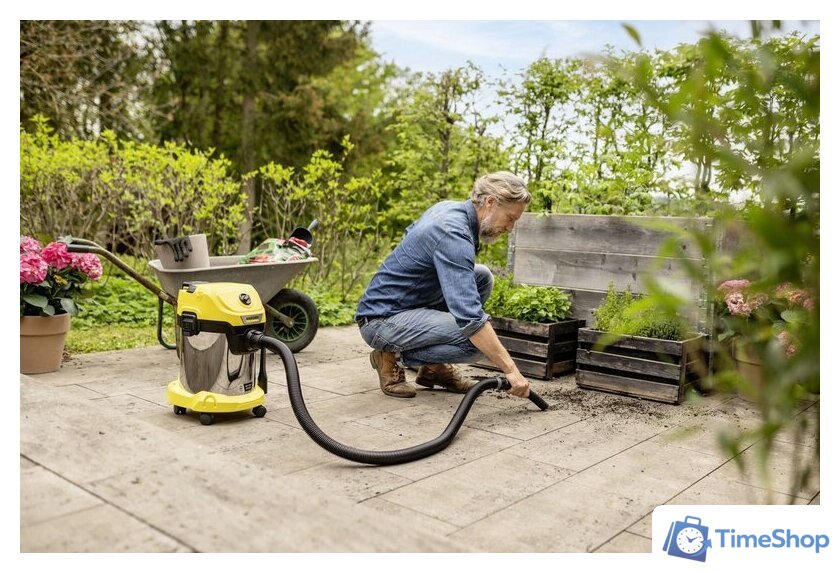 Пылесос Karcher WD 3-18 S Battery Set [1.628-576.0] - Изображение №8 — Интернет-магазин Time-Shop
