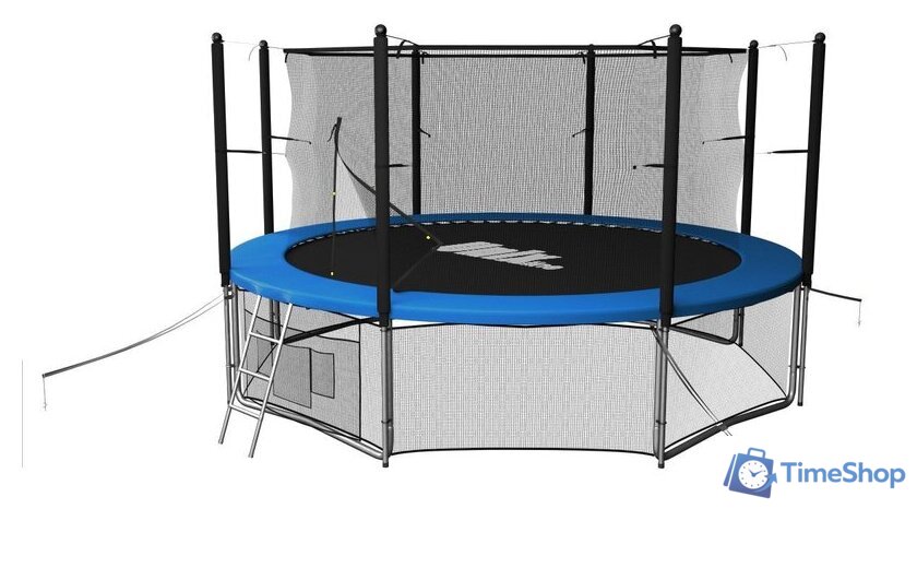 Батут Unix Line Classic 14ft inside (синий/зеленый) - Изображение №4 — Интернет-магазин Time-Shop