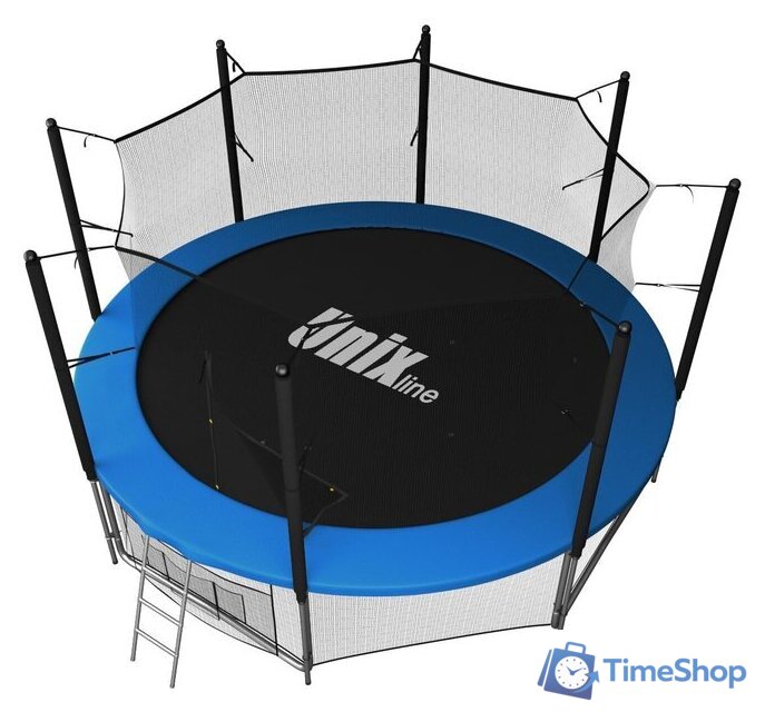 Батут Unix Line Classic 14ft inside (синий/зеленый) - Изображение №8 — Интернет-магазин Time-Shop