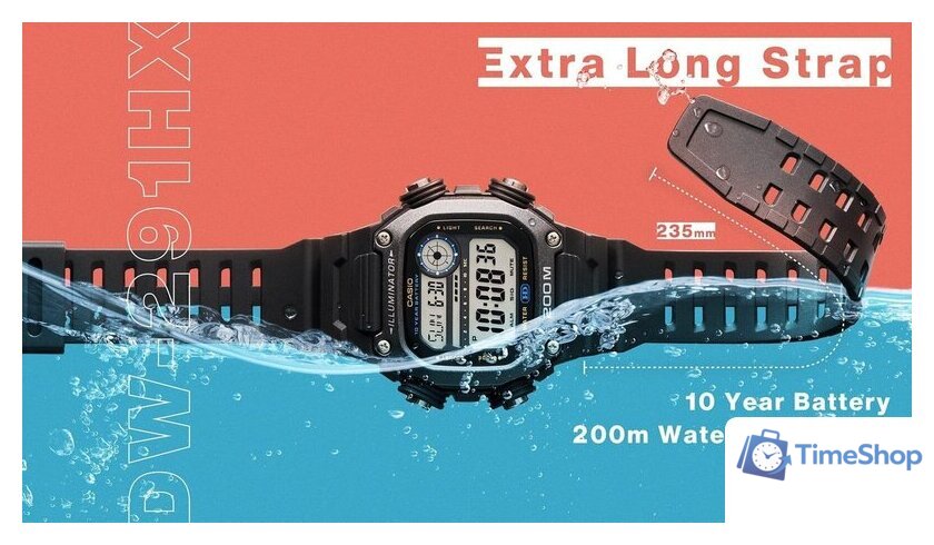 Наручные часы Casio Collection DW-291HX-1AV - Изображение №3 — Интернет-магазин Time-Shop