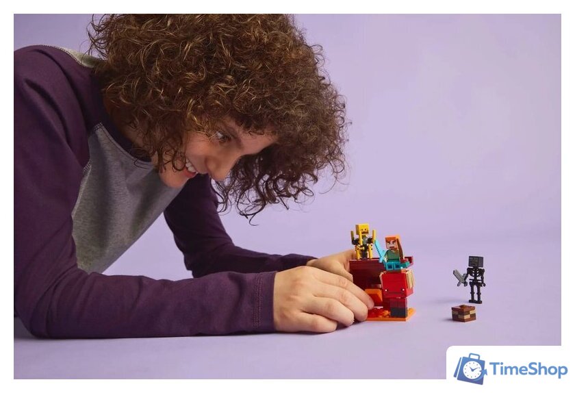 Конструктор LEGO Minecraft 21266 Битва за лаву Нижнего мира - Изображение №9 — Интернет-магазин Time-Shop