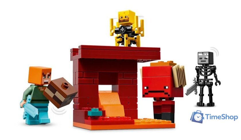 Конструктор LEGO Minecraft 21266 Битва за лаву Нижнего мира - Изображение №6 — Интернет-магазин Time-Shop