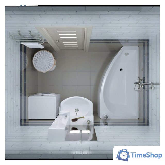 Ванна Triton Бэлла 140x76L (с каркасом) - Изображение №3 — Интернет-магазин Time-Shop