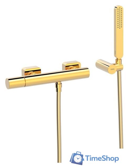 Смеситель с лейкой для биде Tres Loft Colors 20016701Or - Изображение №1 — Интернет-магазин Time-Shop