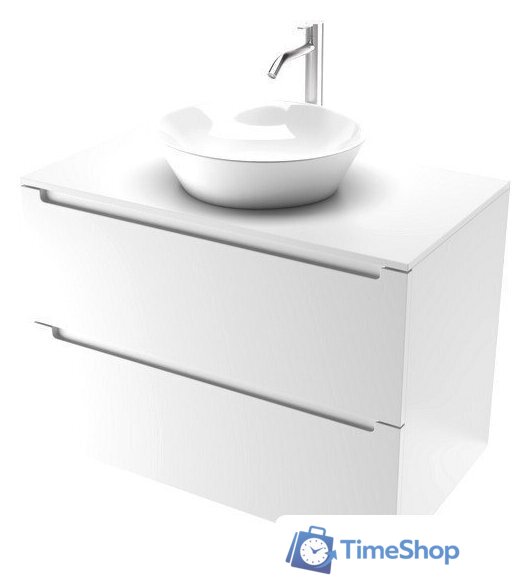  ЗОВ Тумба под умывальник Дион 100 D100LWP0M9003MKV5-KP13W (белый матовый) - Изображение №1 — Интернет-магазин Time-Shop
