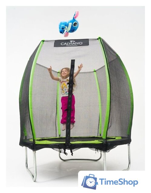 Батут Calviano Outside Master Green 183 см - 6ft (внешняя сетка, без лестницы) - Изображение №7 — Интернет-магазин Time-Shop
