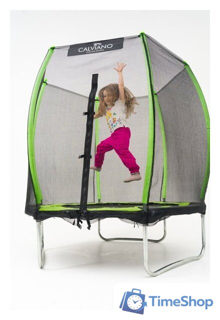 Батут Calviano Outside Master Green 183 см - 6ft (внешняя сетка, без лестницы) - Изображение №8 — Интернет-магазин Time-Shop