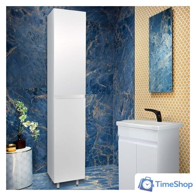  Doratiz Шкаф-пенал Аква 36 2712.396 (белый,напольный) - Изображение №5 — Интернет-магазин Time-Shop