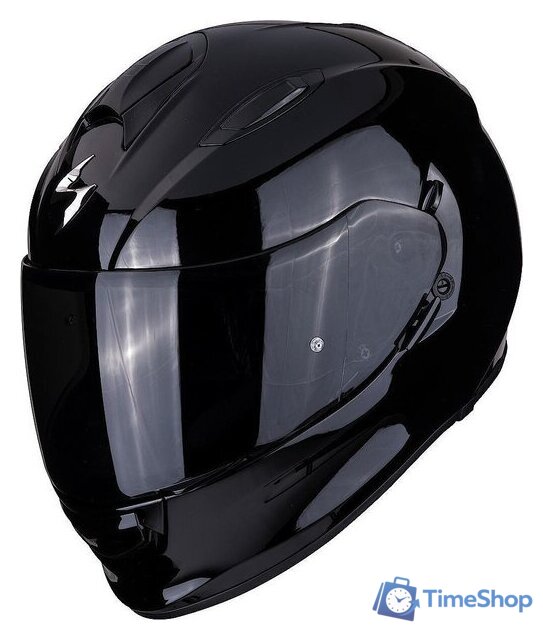 Мотошлем Scorpion Exo EXO-491 Solid (р. L, черный) - Изображение №1 — Интернет-магазин Time-Shop