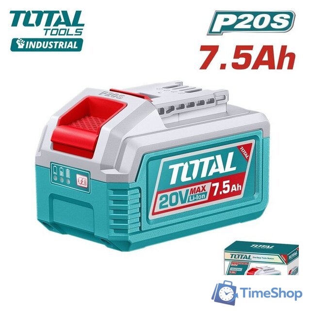 Аккумулятор Total TFBLI2075 (20В/7.5 Ah) - Изображение №1 — Интернет-магазин Time-Shop