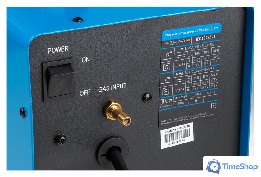 Сварочный инвертор Solaris MULTIMIG-226 - Изображение №6 — Интернет-магазин Time-Shop