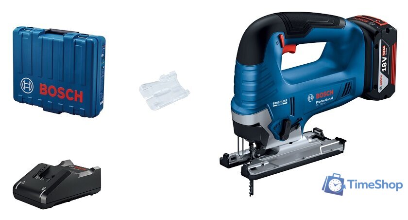 Электролобзик Bosch GST 185-LI Professional 06015B3023 (с 1-м АКБ, кейс) - Изображение №1 — Интернет-магазин Time-Shop