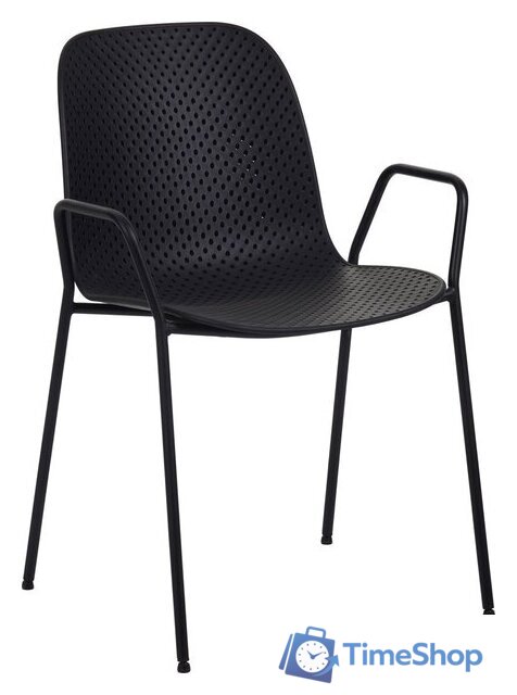 Стул с подлокотниками Mio Tesoro Люк SC-1720 (черный) - Изображение №1 — Интернет-магазин Time-Shop