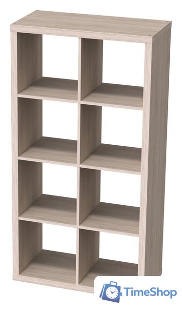 Стеллаж Mebelain Фора 8 (дуб беленый) - Изображение №1 — Интернет-магазин Time-Shop