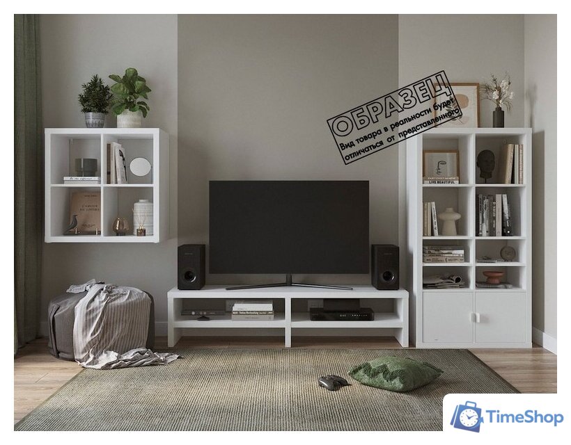 Стеллаж Mebelain Фора 8 (дуб беленый) - Изображение №4 — Интернет-магазин Time-Shop