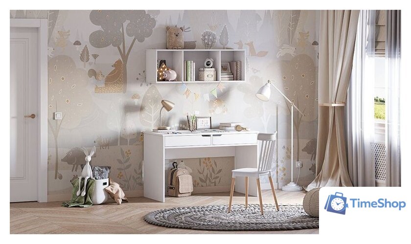 Стол Polini Kids Mirum 120 0002565.9 (белый) - Изображение №4 — Интернет-магазин Time-Shop