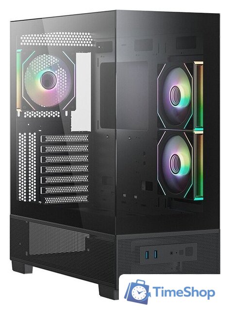 Корпус XASTRA Q500 3ARGB-C10 (черный) - Изображение №1 — Интернет-магазин Time-Shop