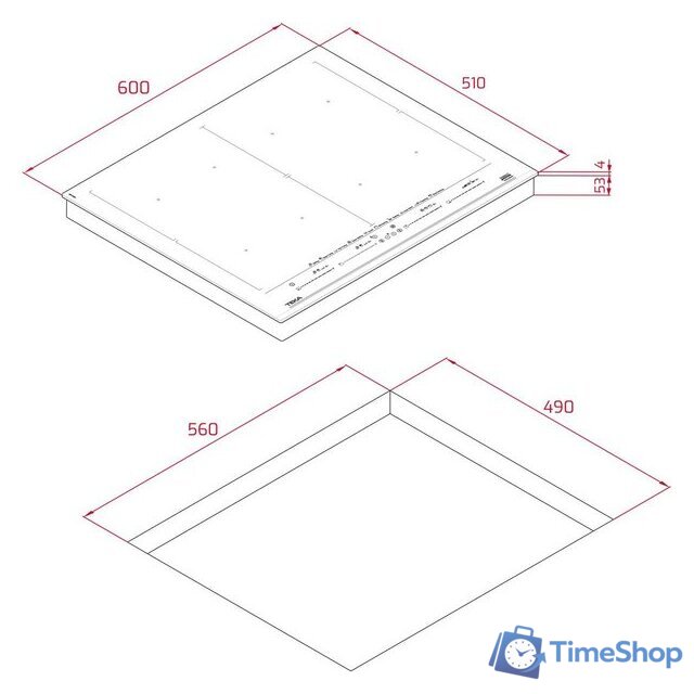 Варочная панель TEKA IZF 68700 MST (черный) - Изображение №10 — Интернет-магазин Time-Shop