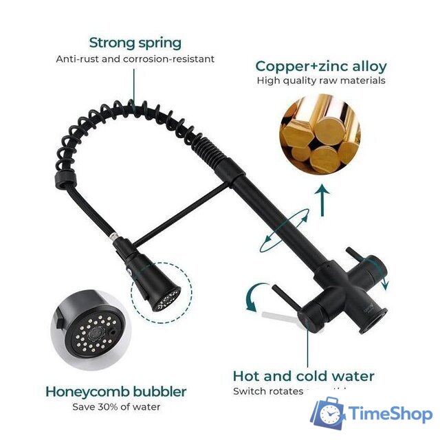 Смеситель Gappo G4398-66 - Изображение №2 — Интернет-магазин Time-Shop