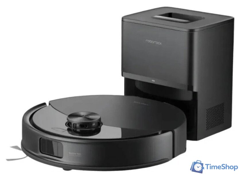 Робот-пылесос Roborock Q10V+ (евровилка, с английской озвучкой, черный) - Изображение №1 — Интернет-магазин Time-Shop