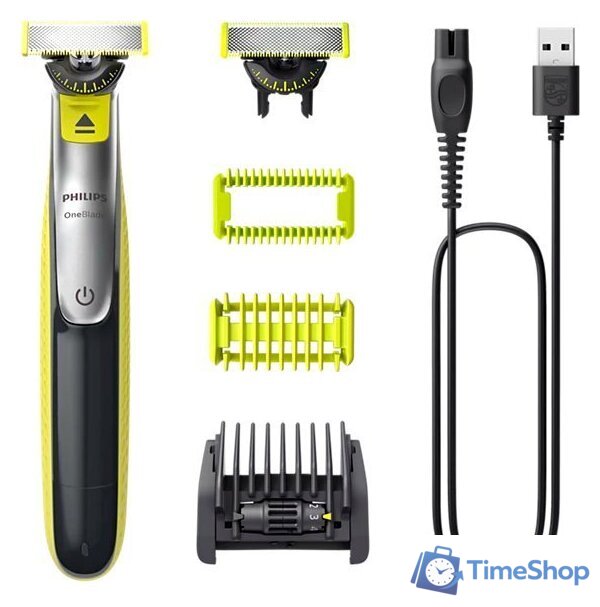 Универсальный триммер Philips OneBlade 360 Face and Body QP2834/23 - Изображение №1 — Интернет-магазин Time-Shop