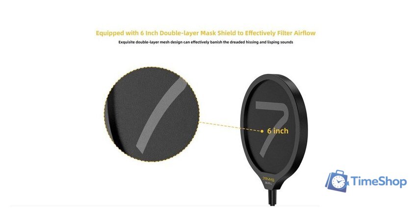 Проводной микрофон 7Ryms SR-AU01-K1 - Изображение №9 — Интернет-магазин Time-Shop