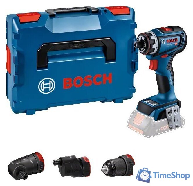 Дрель-шуруповерт Bosch GSR 18V-90 FC Professional 06019K6203 (без АКБ, набор сменных патронов, кейс) - Изображение №1 — Интернет-магазин Time-Shop
