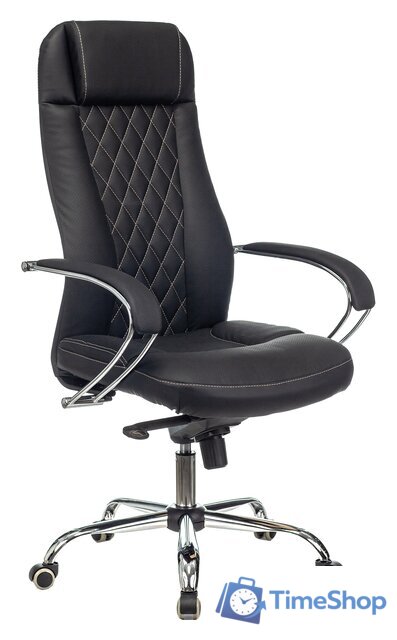 Офисное кресло Бюрократ CH-609SL/ECO (черный) - Изображение №1 — Интернет-магазин Time-Shop