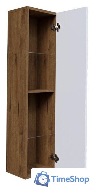  Grossman Шкаф-пенал Альба 30 303009 (веллингтон/белый) - Изображение №3 — Интернет-магазин Time-Shop