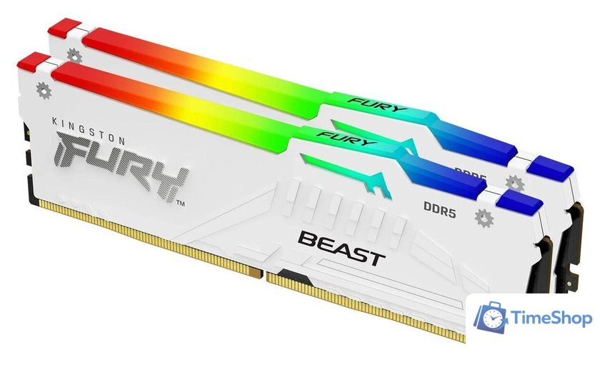 Оперативная память Kingston FURY Beast RGB 2x32ГБ DDR5 6000 МГц KF560C30BWEAK2-64 - Изображение №2 — Интернет-магазин Time-Shop