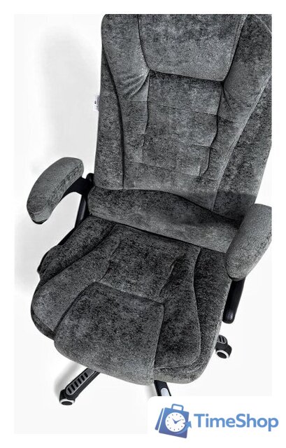 Офисное кресло Calviano Veroni 56 (серый плюш) - Изображение №7 — Интернет-магазин Time-Shop