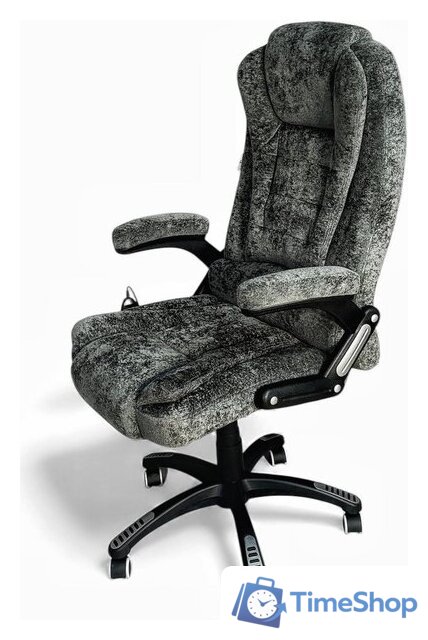 Офисное кресло Calviano Veroni 56 (серый плюш) - Изображение №5 — Интернет-магазин Time-Shop