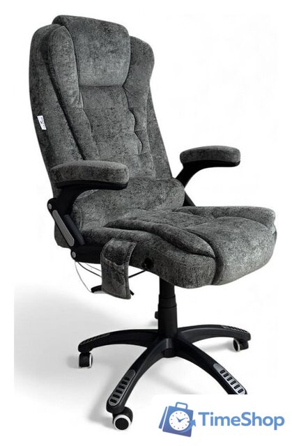 Офисное кресло Calviano Veroni 56 (серый плюш) - Изображение №1 — Интернет-магазин Time-Shop