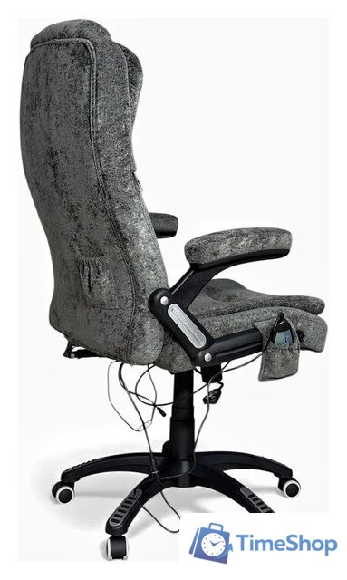 Офисное кресло Calviano Veroni 56 (серый плюш) - Изображение №3 — Интернет-магазин Time-Shop