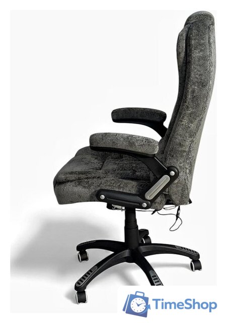 Офисное кресло Calviano Veroni 56 (серый плюш) - Изображение №10 — Интернет-магазин Time-Shop