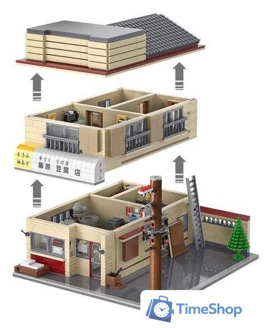 Конструктор CaDa Initial D Fujiwara Tofu Shop C61031W - Изображение №3 — Интернет-магазин Time-Shop