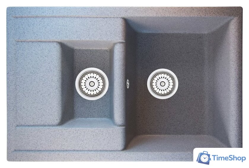 Кухонная мойка Berge BR-7612 (серый матовый) - Изображение №1 — Интернет-магазин Time-Shop