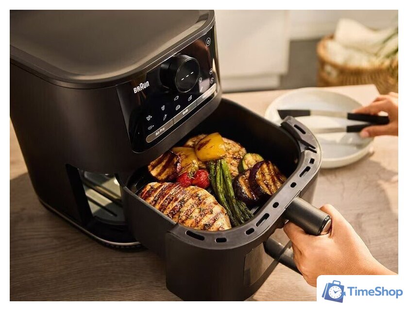 Аэрогриль (аэрофритюрница) Braun MultiFry 5 3-in-1 HF 5073 - Изображение №6 — Интернет-магазин Time-Shop