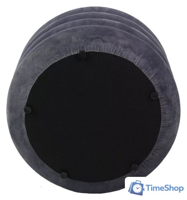 Пуфик Signal Calvi Velvet (серый) - Изображение №3 — Интернет-магазин Time-Shop