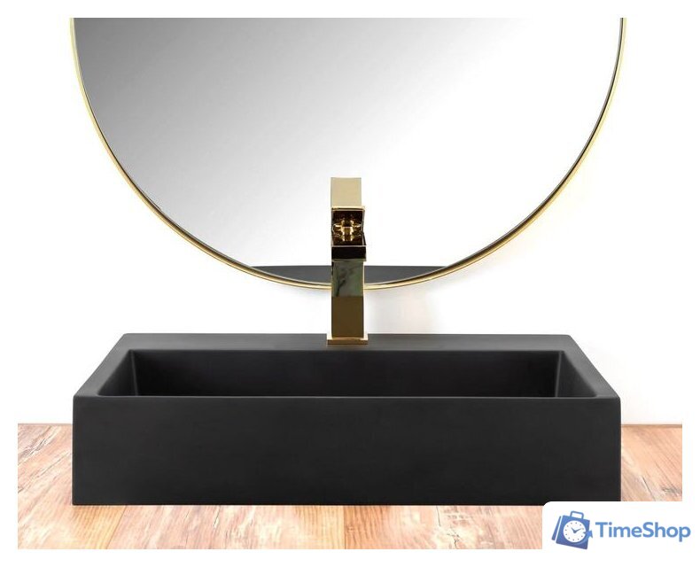 Умывальник Rea Goya 60 (черный) - Изображение №3 — Интернет-магазин Time-Shop