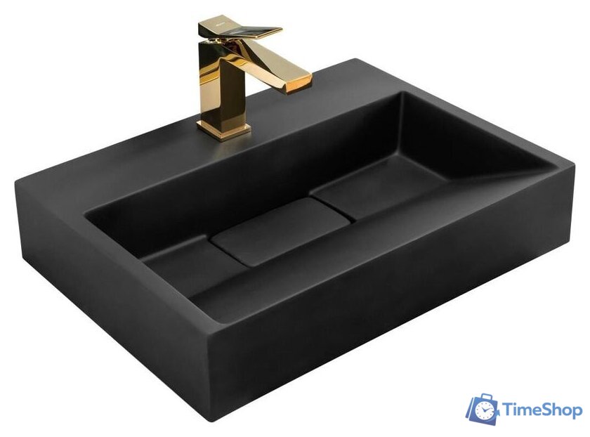 Умывальник Rea Goya 60 (черный) - Изображение №1 — Интернет-магазин Time-Shop