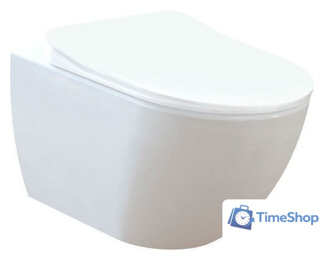 Унитаз подвесной Creavit Free FE322-11CB00E-0000 (без сиденья) - Изображение №1 — Интернет-магазин Time-Shop