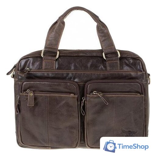 Сумка Poshete 253-6548-29 (коричневый) - Изображение №1 — Интернет-магазин Time-Shop