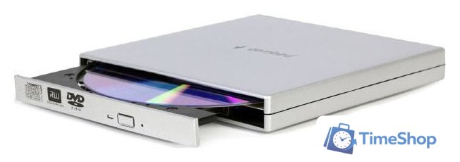 Оптический привод Gembird DVD-USB-02-SV - Изображение №3 — Интернет-магазин Time-Shop