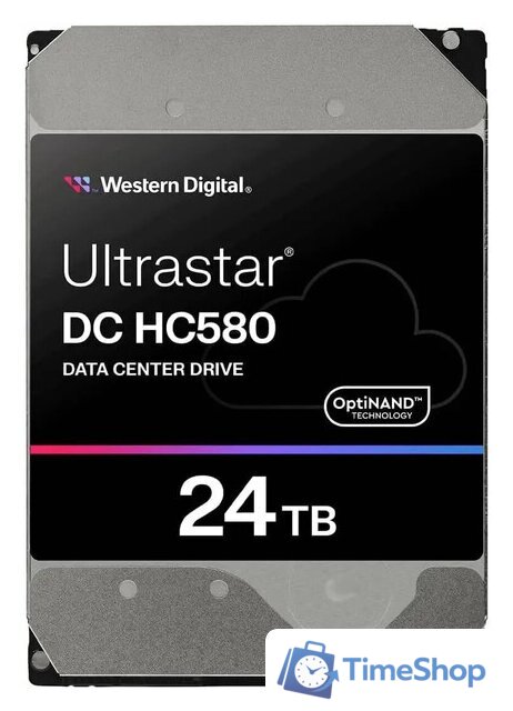 Жесткий диск WD Ultrastar DC HC580 24TB WUH722424ALE6L4 - Изображение №1 — Интернет-магазин Time-Shop