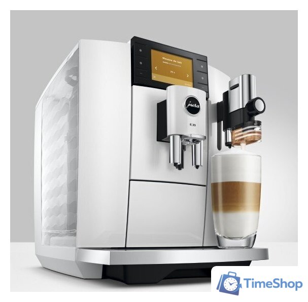 Кофемашина JURA E8 Piano White ED 15747 (белый) - Изображение №11 — Интернет-магазин Time-Shop